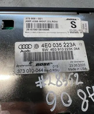 Audi A8 S8 D3 4E Sound amplifier 4E0035223A
