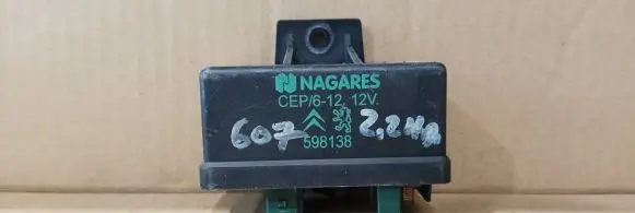Peugeot 605 Glow plug pre-heat relay 598138 NAGARES