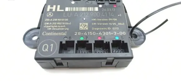 Mercedes-Benz E W212 Door control unit/module A2129004114 A2189010100 A2129021006