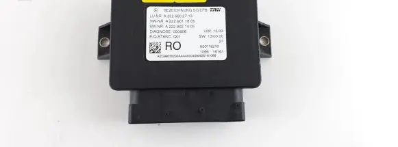Mercedes-Benz S W222 Hand brake control module A2229002713 A2229011805 A2229021405