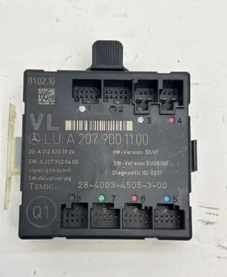 Mercedes-Benz E C207 W207 Door control unit/module A2079001100 A2079020400 A2128203926
