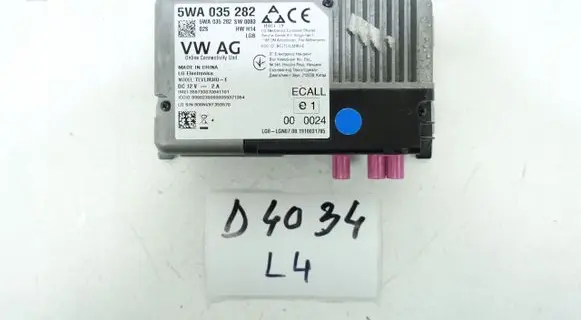 Volkswagen Golf VII Gateway control module 5NA035282