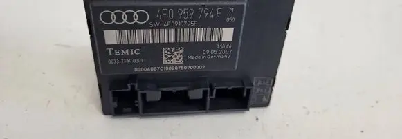 Audi A6 S6 C6 4F Door control unit/module 4F0959794E 4F0910795F 0033TFK0001