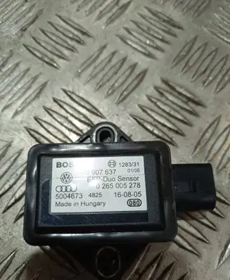 Audi A6 S6 C6 4F ESP acceleration yaw rate sensor 4F0907637 5004673 0265005278