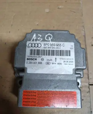 Audi A3 S3 8P Airbag control unit/module 8P0959655C 0285001666