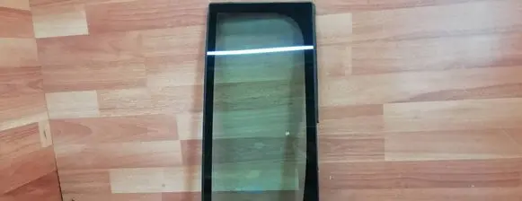 Rear vent window glass