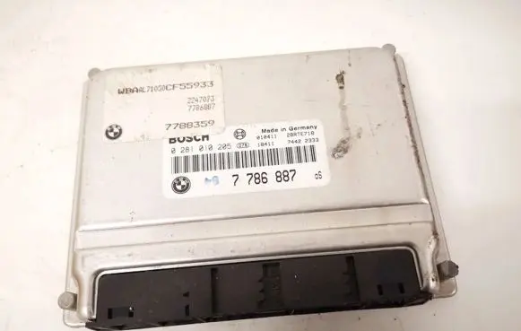 BMW 3 E46 Engine control unit/module 7786887 0281010205
