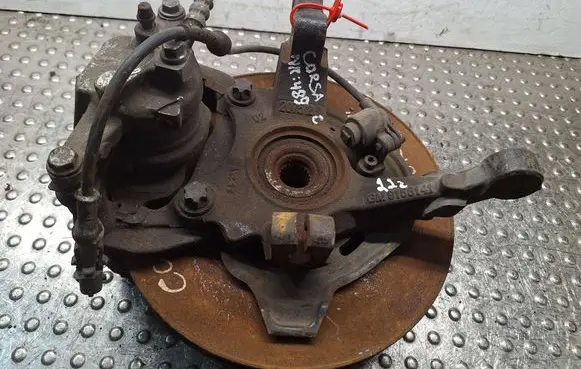 Opel Corsa C Front wheel hub spindle knuckle S25056489 13154318