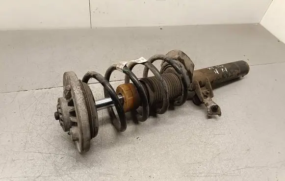Front shock absorber with coil spring