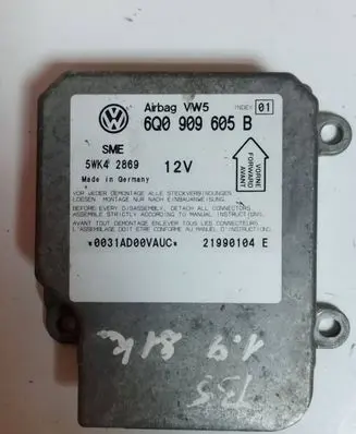 Volkswagen PASSAT B5 Airbag control unit/module 6Q0909605B 5WK42869 21990104B