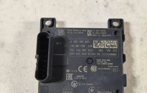 Volkswagen Caddy Distronic sensor radar 0203305859 1N3907550 1N3907819