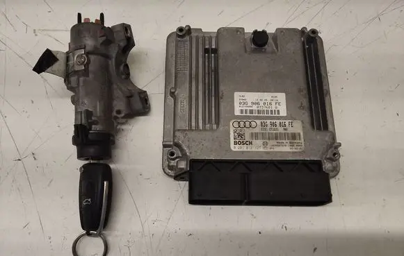 Audi A4 S4 B7 8E 8H Engine ECU kit and lock set 4B0905851N