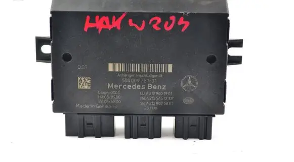 Mercedes-Benz C W204 Tow bar trailer control unit/module 2129001901 2125451232 2129020801
