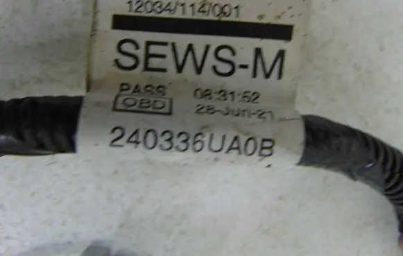 Nissan Qashqai J12 Parking sensor (PDC) wiring loom 12034114001 240336UA0B 082152