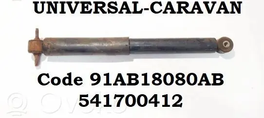 Rear shock absorber/damper