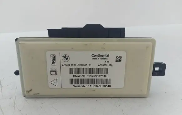 BMW 5 F10 F11 Airbag control unit/module 925363701