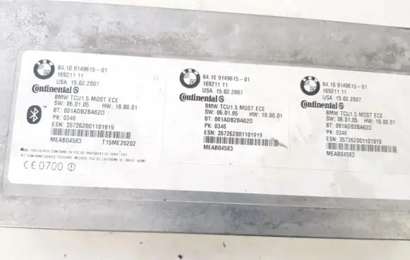 BMW 7 E65 E66 Other control units/modules 8410914961501 84.109149615-01