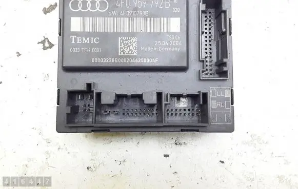 Audi A6 S6 C5 4B Door control unit/module 4f0959792b