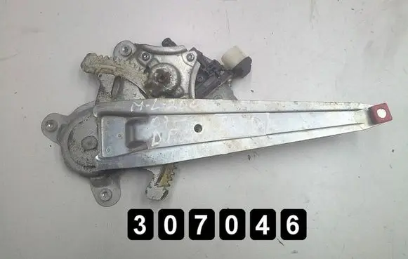 Front door window regulator with motor