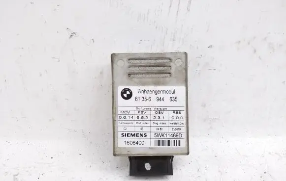 BMW 5 E60 E61 Tow bar trailer control unit/module 6944635