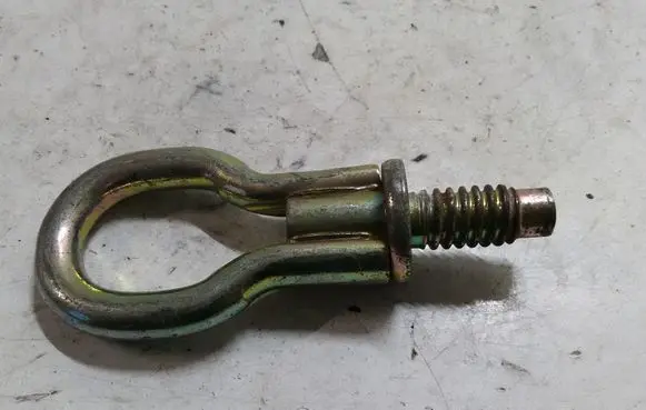 Towing hook eye