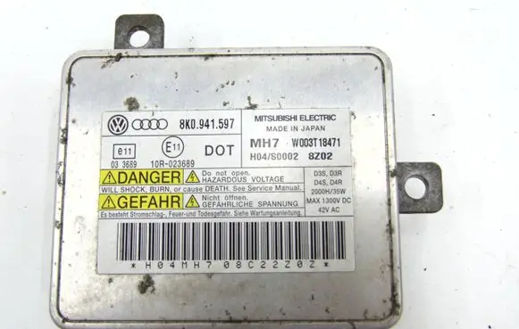 Audi A4 S4 B8 8K Headlight ballast module Xenon 8K0941597KRY