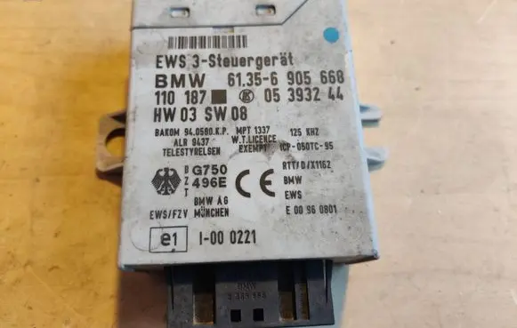 BMW 3 E46 Immobilizer control unit/module 61356905668