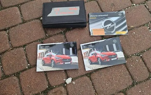 Opel Corsa E Owners service history hand book 