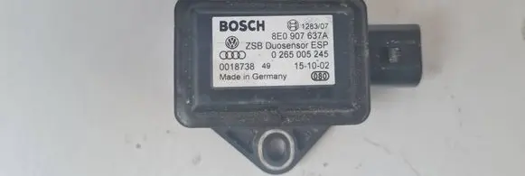 Audi A6 S6 C5 4B ESP acceleration yaw rate sensor 8E0907637A 0265005245 0018738