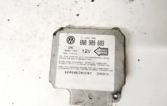 Volkswagen Sharan Airbag control unit/module 6N0909603 5WK4137