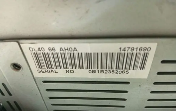 Mazda 2 Radio/CD/DVD/GPS head unit DL4066AH0A