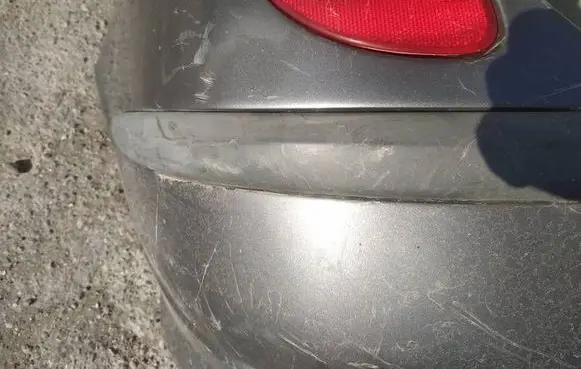 Nissan Almera Tino Rear bumper trim bar molding 