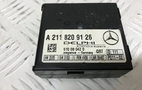 Mercedes-Benz CLK A209 C209 Alarm control unit/module A2118209126