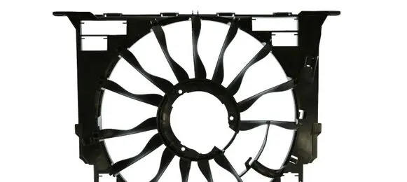 BMW 5 G30 G31 G38 Radiator cooling fan shroud 17428590049 17428576513 16476985