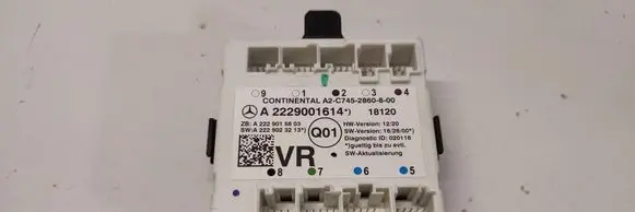 Mercedes-Benz GLC C253 Door control unit/module A2229001614