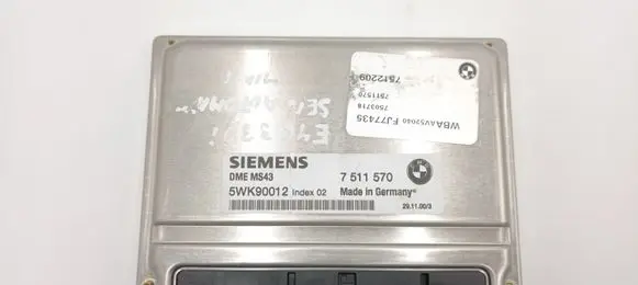 BMW 3 E46 Engine control unit/module 7511570 MS43 12147511570