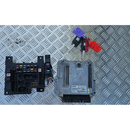 Citroen C-Crosser Engine ECU kit and lock set 9683757980 EDC16CP39 9664487580