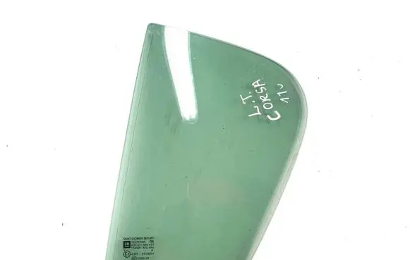Opel Corsa D Rear door window glass 43R004654 E000191 DOT211M95AS3