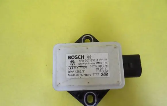 Audi A6 S6 C6 4F ESP acceleration yaw rate sensor 4F0907637A 0265005776