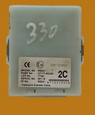Suzuki Swift I Other control units/modules 3717162J20