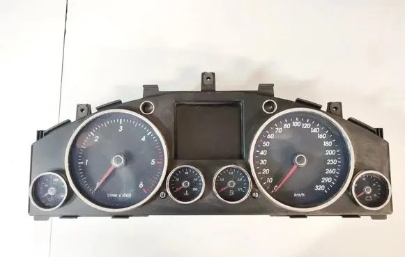 Volkswagen Touareg I Speedometer (instrument cluster) 0263654016 7L6920880N