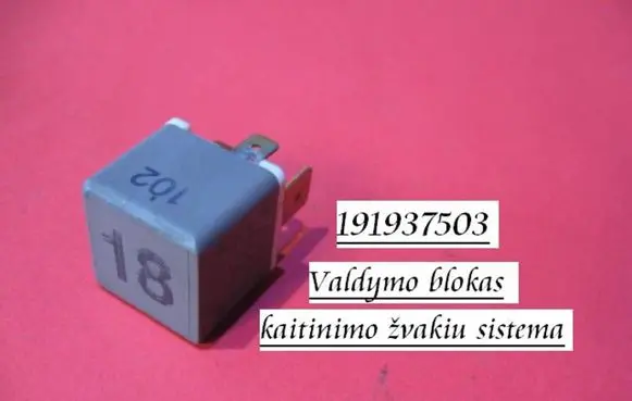 Glow plug pre-heat relay