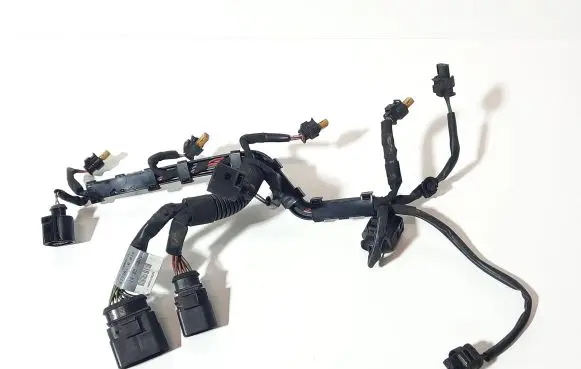 Audi A4 S4 B8 8K Fuel injector wires 06H971627 026037R 06H971824A