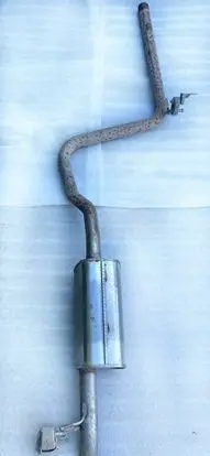 Volkswagen Polo VI Muffler/silencer 2Q0253211J 2Q0131701R