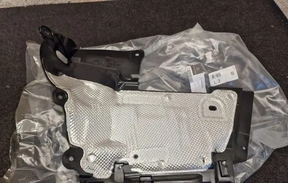 Heat shield in engine bay