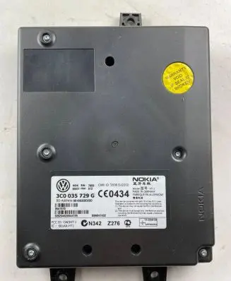 Volkswagen PASSAT B6 Bluetooth control unit module 3C0035729G B6A047432