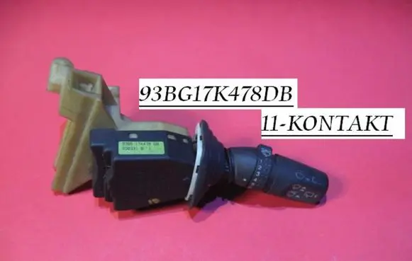 Ford Mondeo MK II Wiper control stalk 93BG17K478DB
