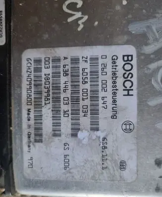 Mercedes-Benz Vito Viano W638 Gearbox control unit/module A6384460310 0260002647
