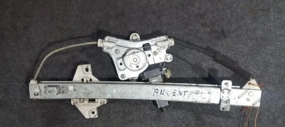 Front door window regulator with motor