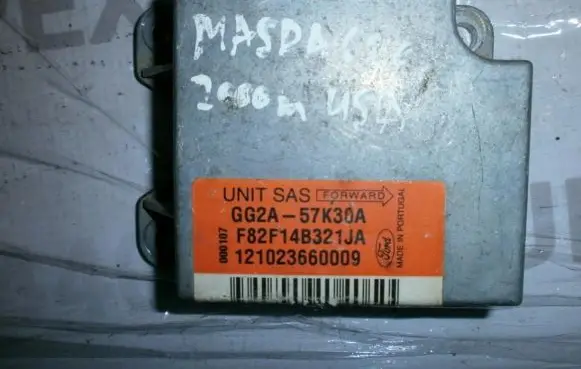 Mazda 626 Airbag control unit/module GG2A57K30A F82F14B321JA
